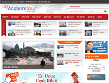 Tablet Screenshot of andantetour.com